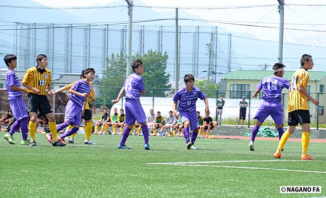 平成28年度 長野県高等学校総合体育大会サッカー競技大会２回戦 千曲市サッカー場会場《試合結果》