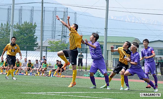 平成28年度 長野県高等学校総合体育大会サッカー競技大会２回戦 松商学園総合グラウンド会場《試合結果》