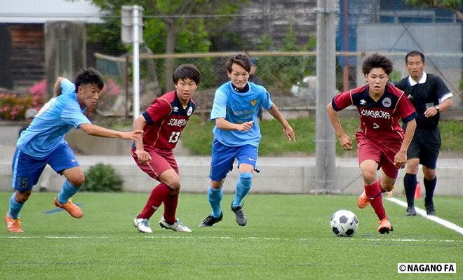 平成28年度 長野県高等学校総合体育大会サッカー競技大会準々決勝 千曲市サッカー場会場《試合結果》