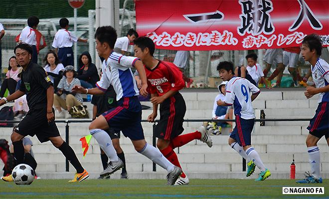 第55回県中学校総合体育大会夏季大会中信地区予選会 順位決定 試合結果 長野県サッカー協会